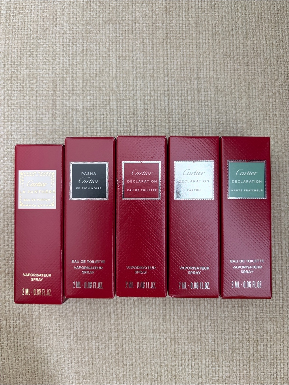 Cartier Red Mini Fragrance Box Set
